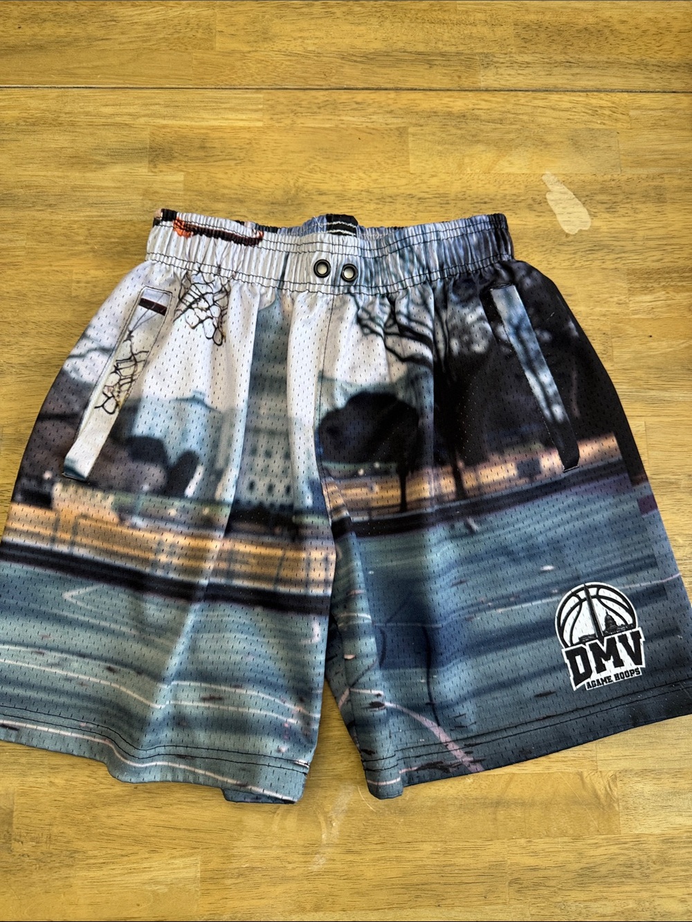 DMV Mens Athletic Basketball Shorts in Multi-Color